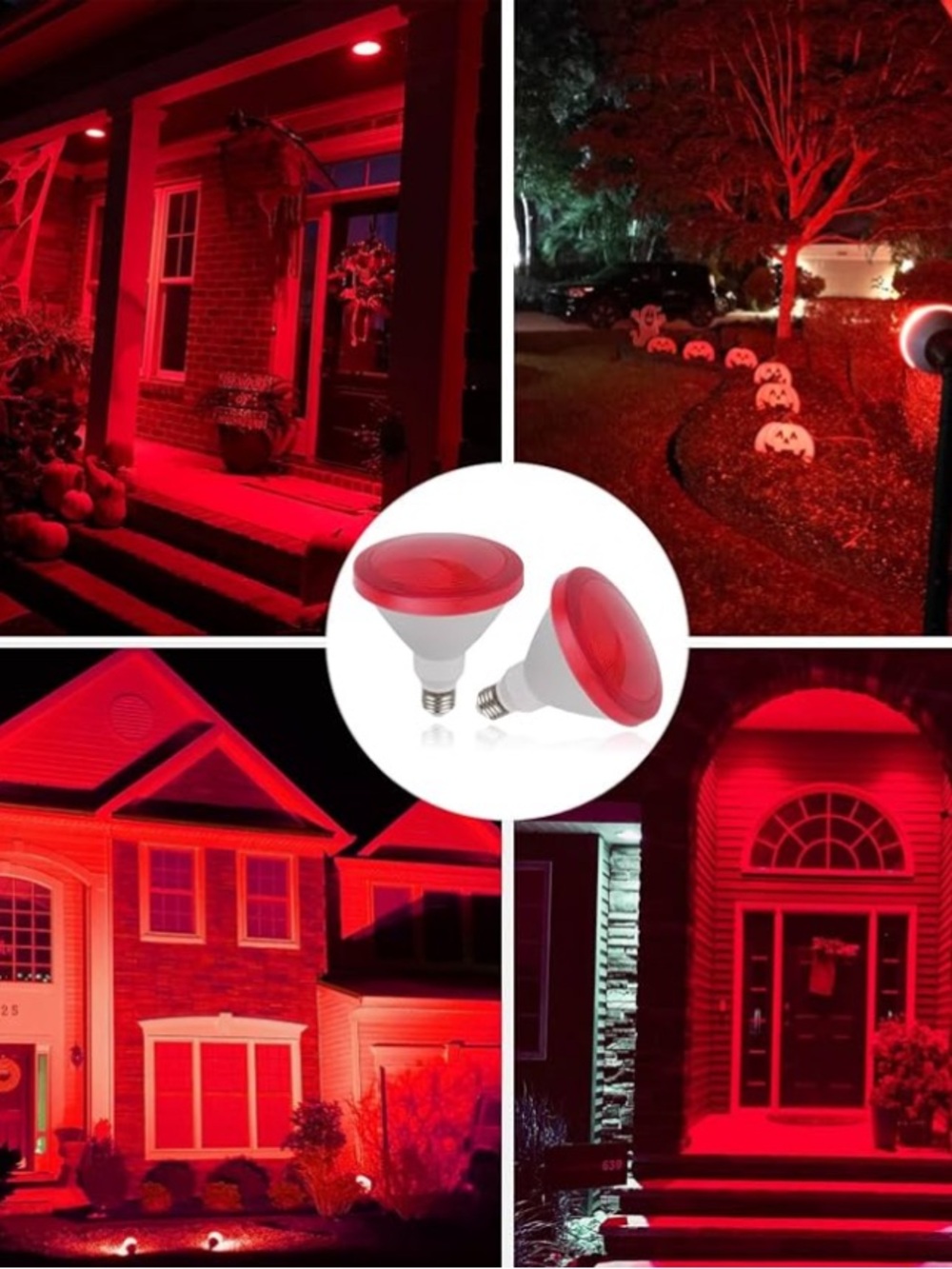 GE Red Light Bulb PAR38 85W Outdoor Flood Light Weatherproof